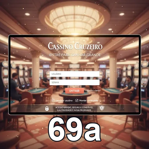 Ilustração de Acesse serviços VIP com a 69a: login rápido e seguro